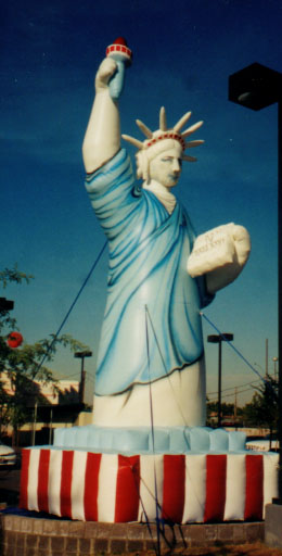 25 ft. Statue of Liberty advertising inflatable